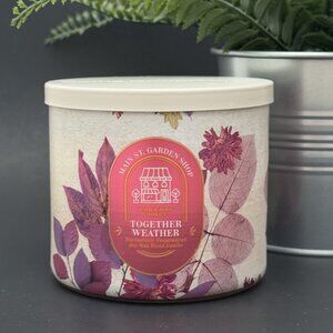 BBW Together Weather Bath & Body Works 3 Wick Candle